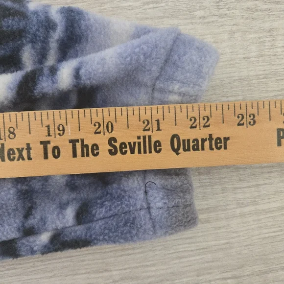 Vintage Trail Crest Wolf Animal Fleece Wood Outdoors Wolves Jacket Mens Large - Picture 6 of 6